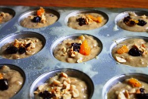 кексы с изюмом