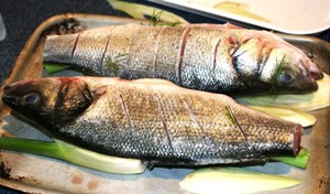 морской окунь запеченный в духовке