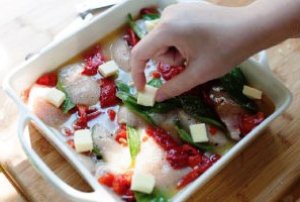 куриная грудка с овощами