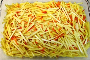 пирог с картошкой и мясом в духовке