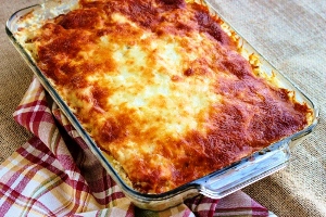 пирог с картошкой и мясом в духовке