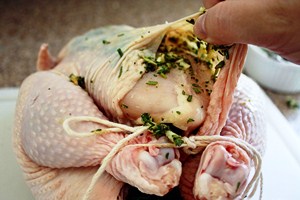 курица с овощами