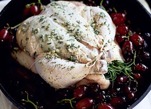 курица целиком в духовке