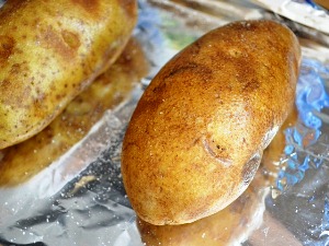 фаршированная картошка в духовке