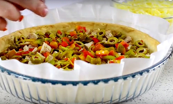 Тесто для пирога с курицей