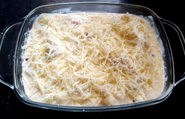 Запеканка из цветной капусты с яйцом