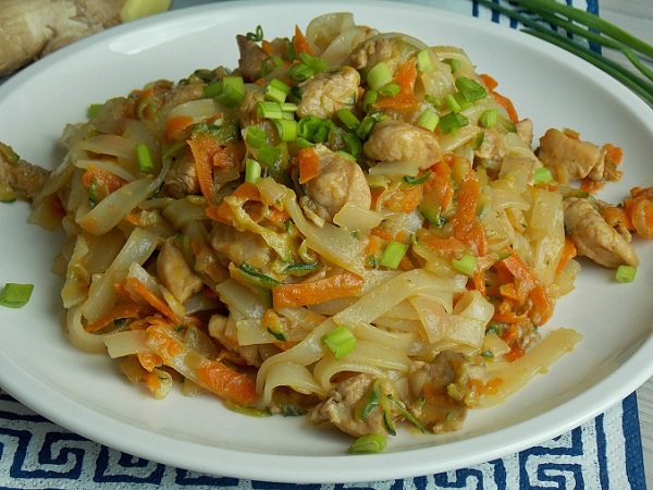 Курица с кабачками