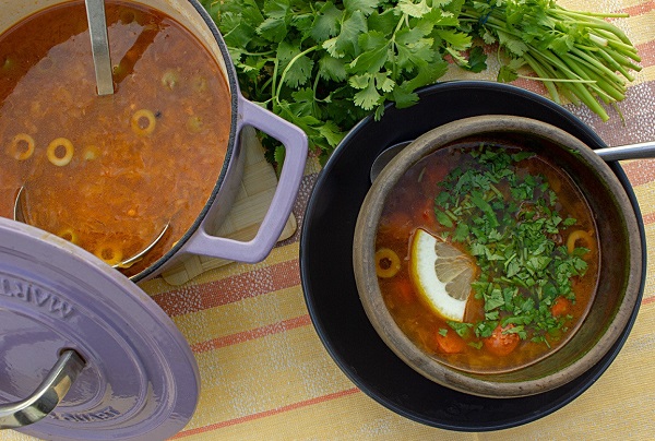 Солянка мясная сборная пошаговый рецепт