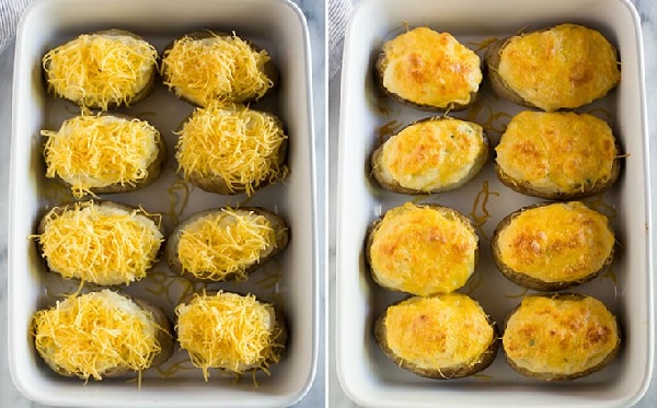 Картофель целый запеченный в духовке с сыром
