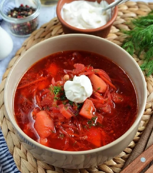 Вкусный красный борщ рецепт пошаговый с фото