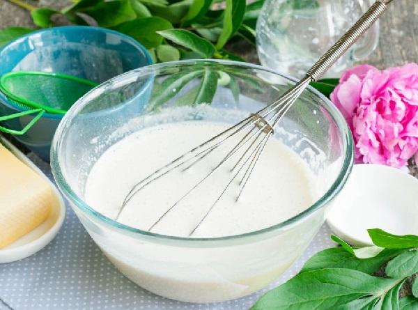 Блины с укропом