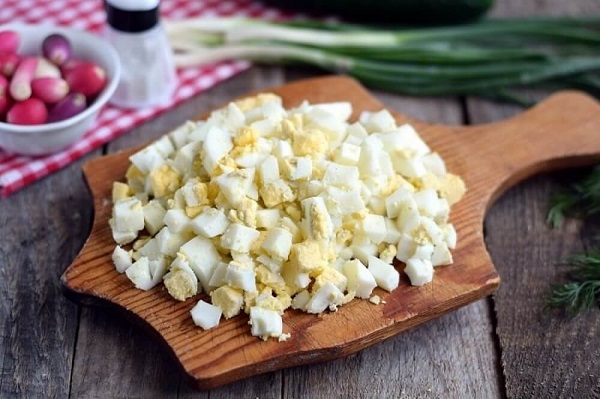 Окрошка с курицей рецепт
