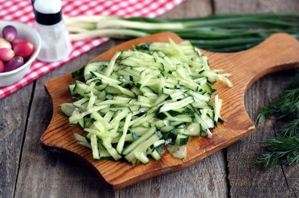 Окрошка рецепт с курицей на квасе