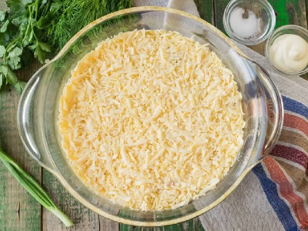 Салат грибная поляна с шампиньонами рецепт пошагово