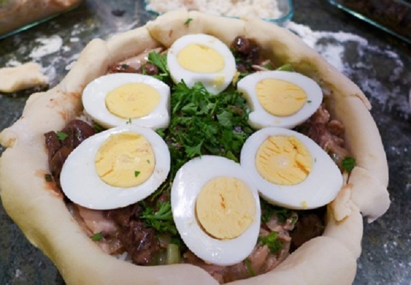 Курник с курицей рецепт теста