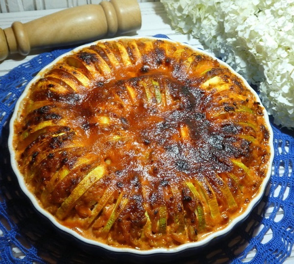 Приготовить кабачки с куриным фаршем в духовке