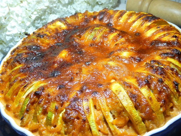 Кабачки с фаршем в духовке
