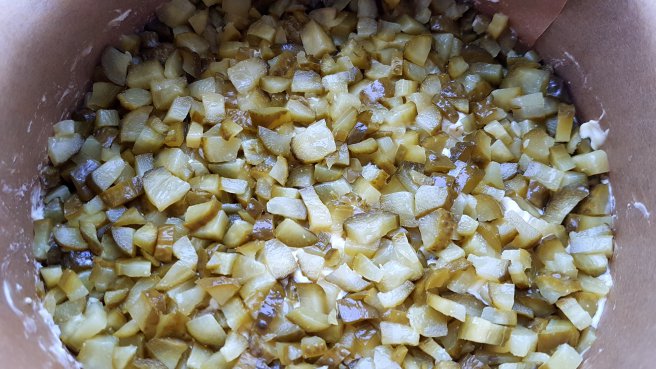 Салат с отварным куриным филе