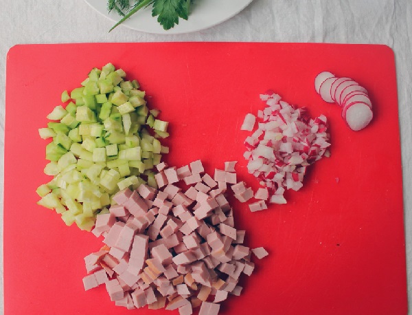 Окрошка на кефире рецепт классическая с курицей
