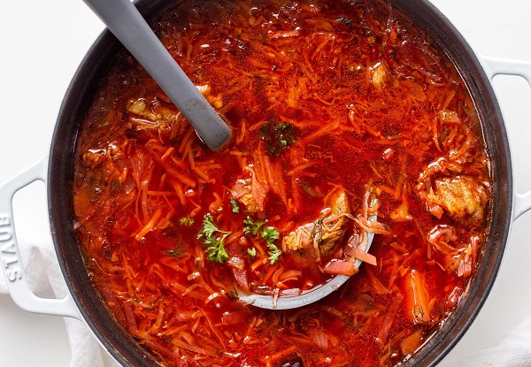 Борщ украинский рецепт классический с мясом говядины