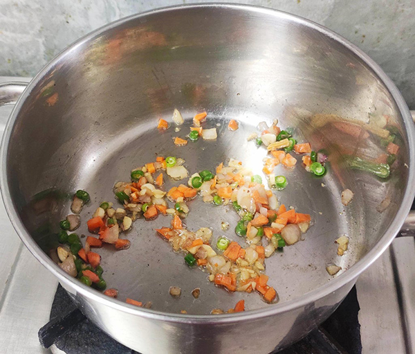 Суп овсяный с овощами
