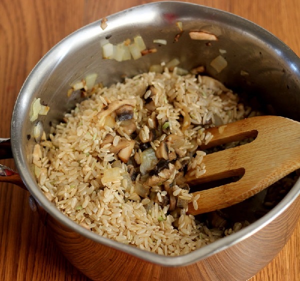 Плов с грибами шампиньонами рецепт