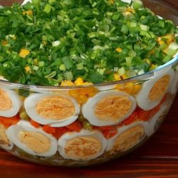 Салат с огурцом и яйцом рецепты