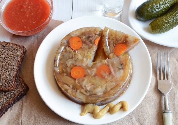 Холодец из рульки свиной и курицы рецепт