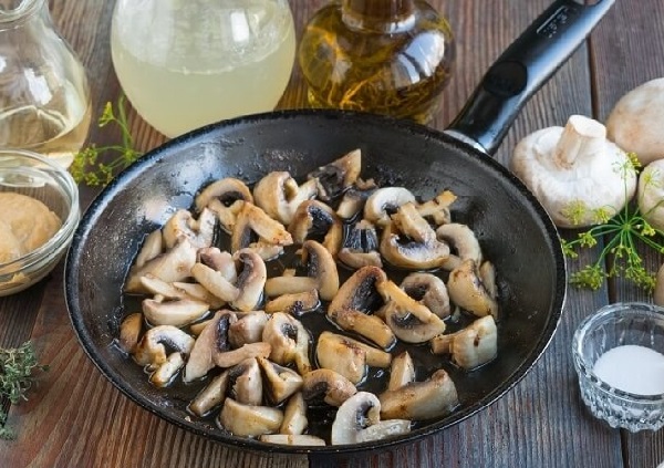 Рецепт курицы с грибами