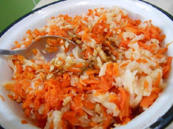 Салаты грибы маринованные с морковью