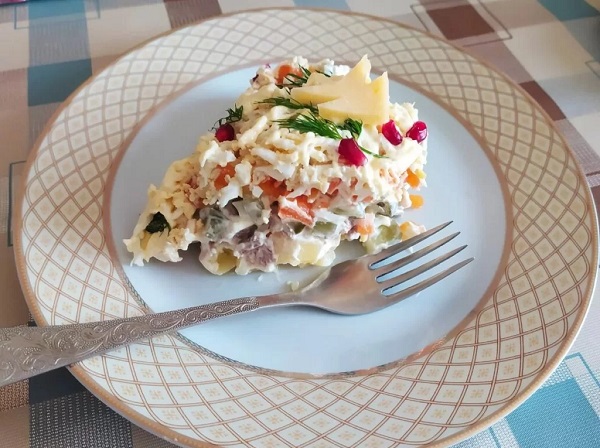 Салат с говядиной рецепт
