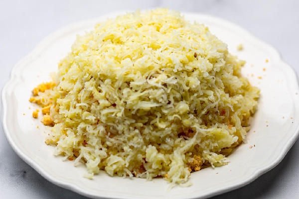 Салат шапка мономаха с курицей
