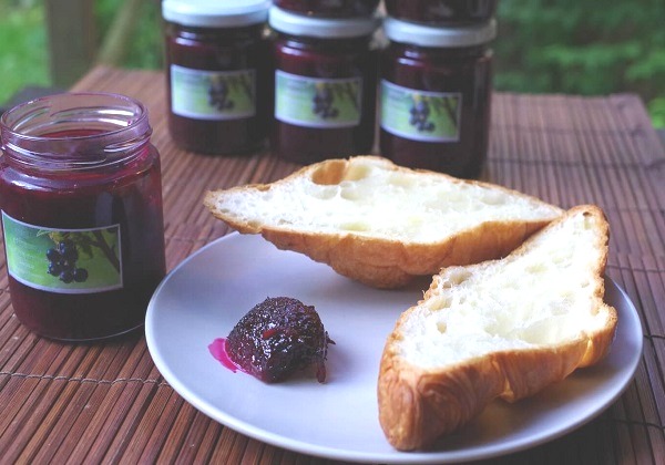 Черная смородина свежая с сахаром на зиму