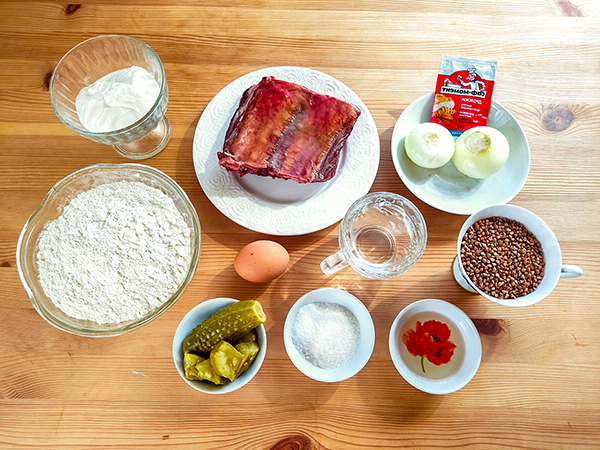 Рецепт пирога с мясом в духовке