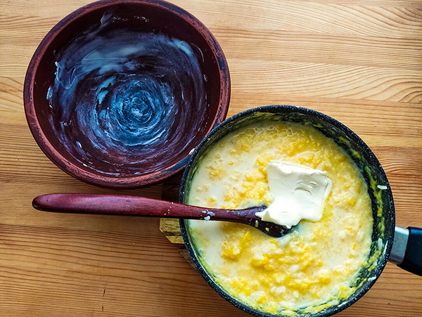 Тыквенная каша с пшеном и рисом