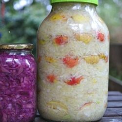 Квашеная капуста с яблоками на зиму